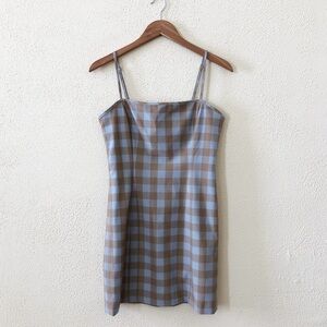 Aritzia Sunday Best Plaid Mini Dress 6